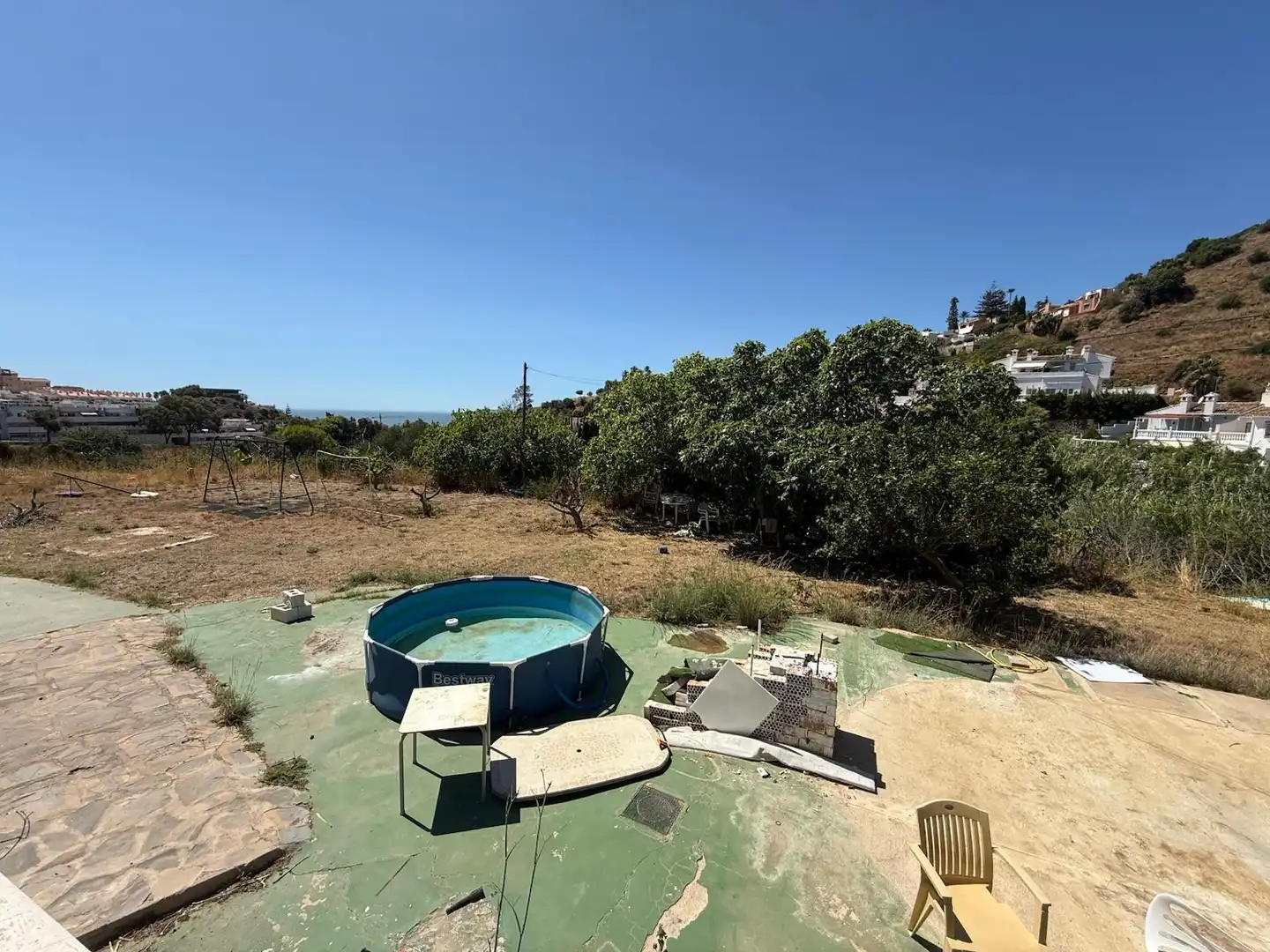 Piscina de Casa o chalet de alquiler en Benalmádena con Aire acondicionado y Jardín privado