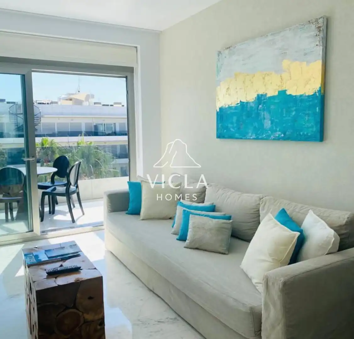 Sala de estar de Ático de alquiler en Eivissa con Aire acondicionado, Calefacción y Terraza