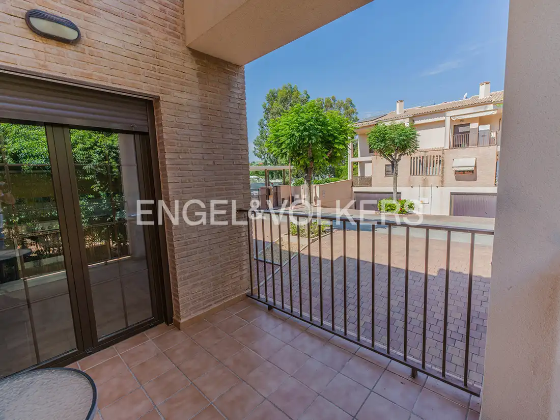 Terraza de Casa adosada en venta en Mutxamel con Aire acondicionado, Calefacción y Jardín privado