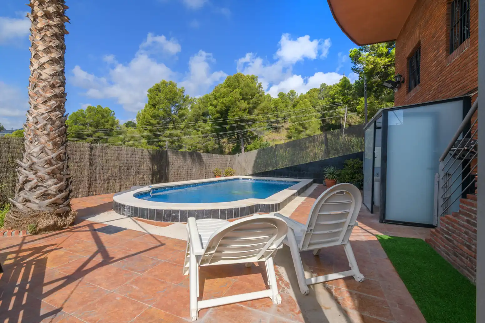 Piscina de Casa o chalet de alquiler en Viladecans con Terraza, Piscina y Balcón