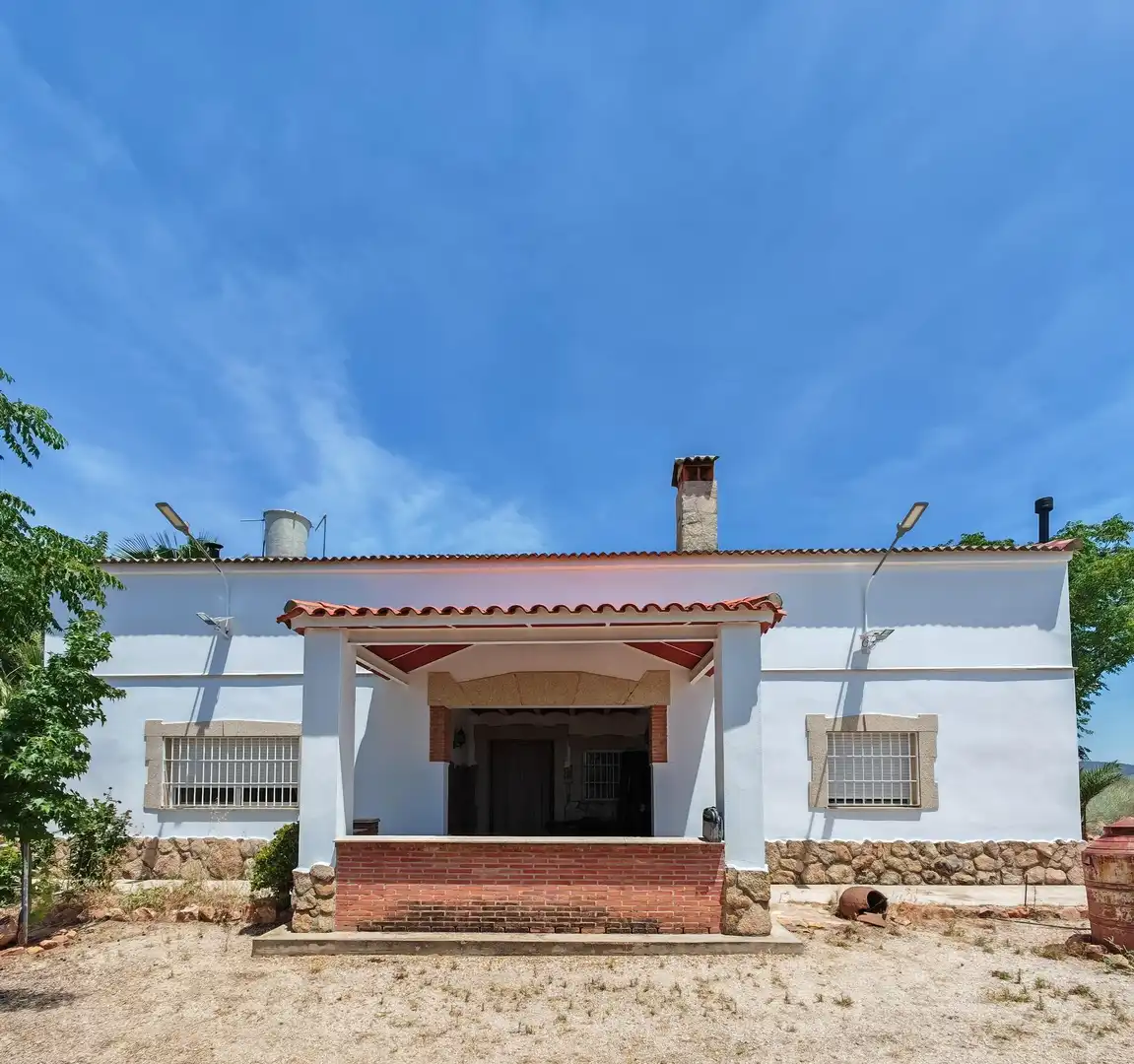 Vista exterior de Casa o chalet en venta en Guareña con Terraza y Piscina
