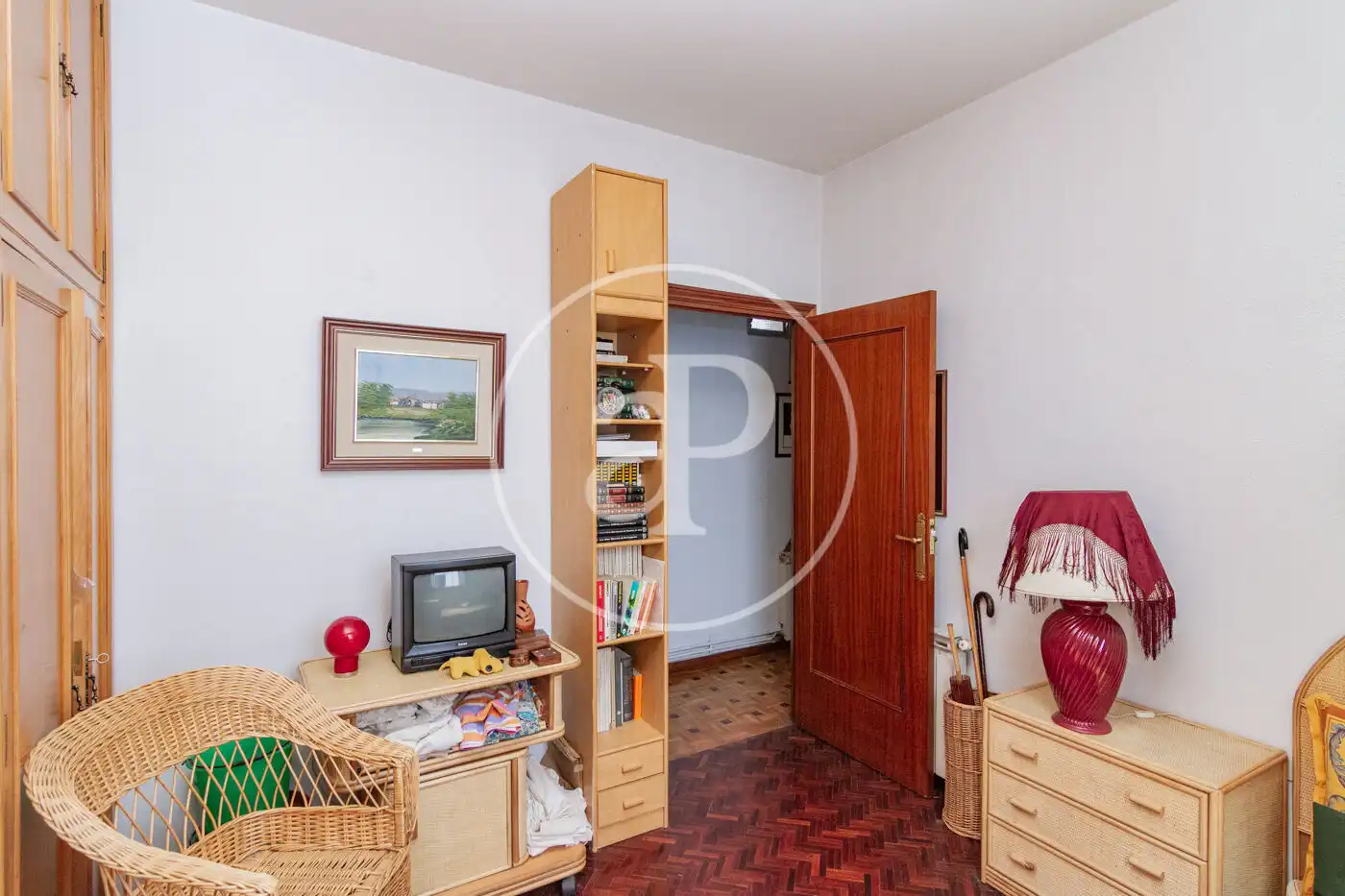 Bedroom of Flat for sale in Madrid  with Heating, Storage room and Balcony