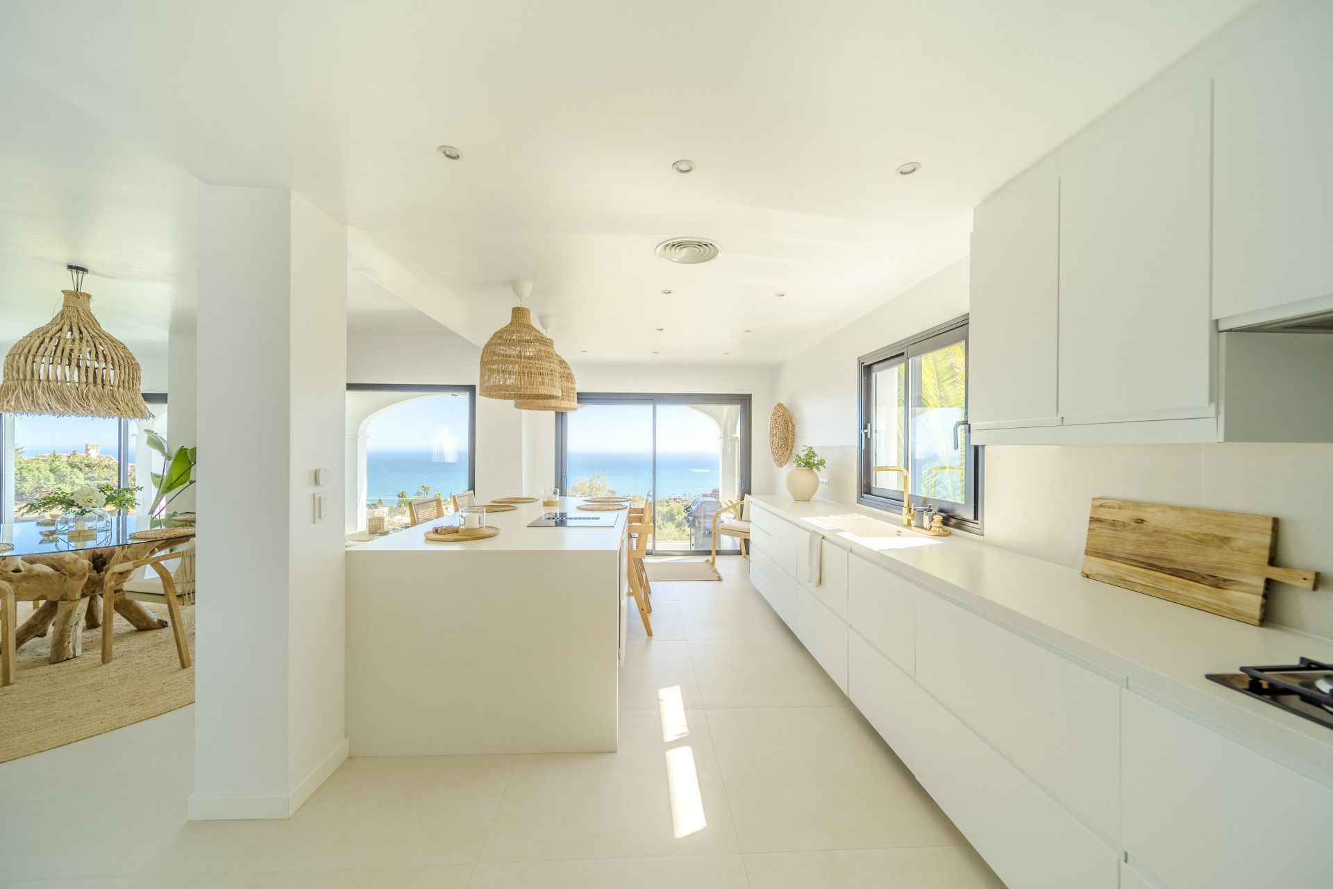 Kitchen of House or chalet for sale in Benalmádena  with Air Conditioner, Private garden and Terrace