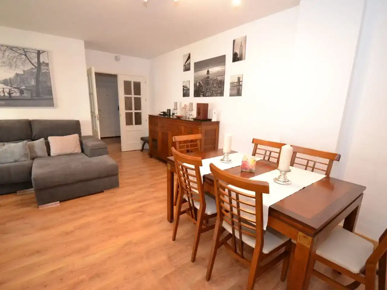 Dining room of Flat for sale in Torremolinos  with Air Conditioner, Swimming Pool and Balcony