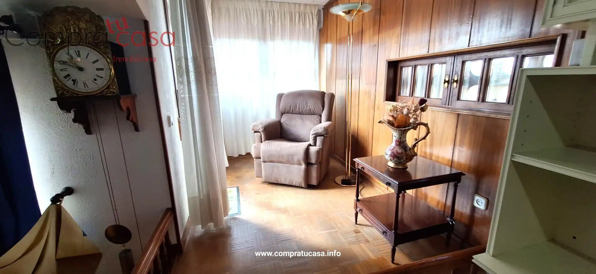 Living room of Attic for sale in Segovia  with Heating, Parquet flooring and Terrace