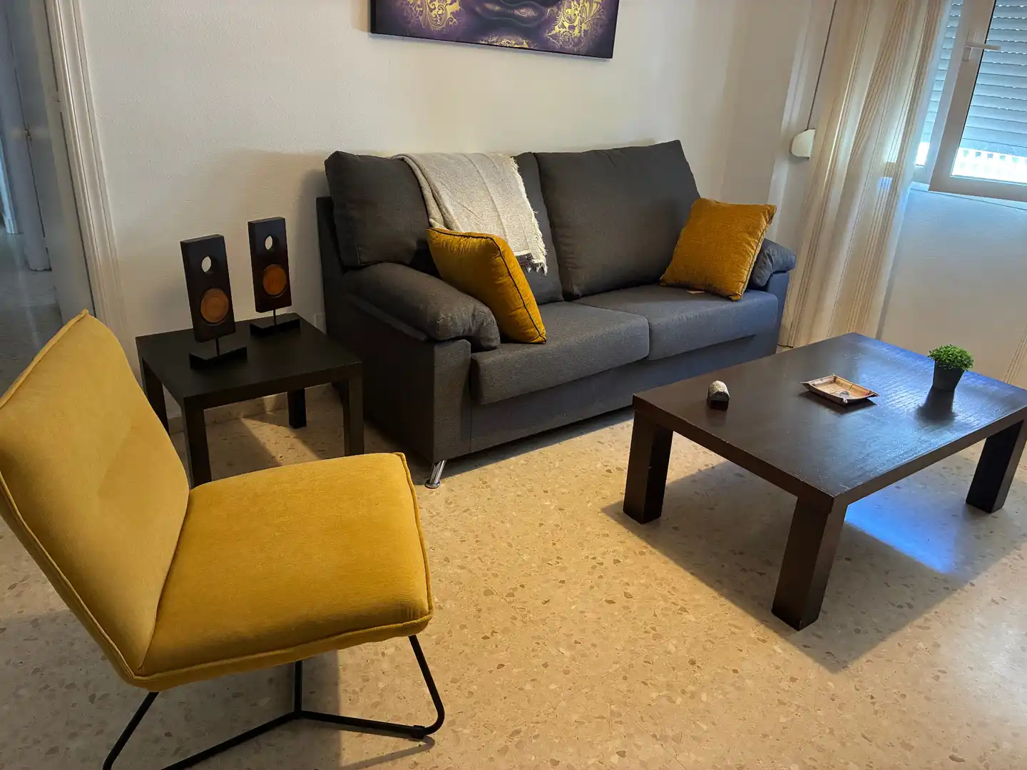 Wohnzimmer von Wohnung zur Miete in Los Barrios mit Möbliert