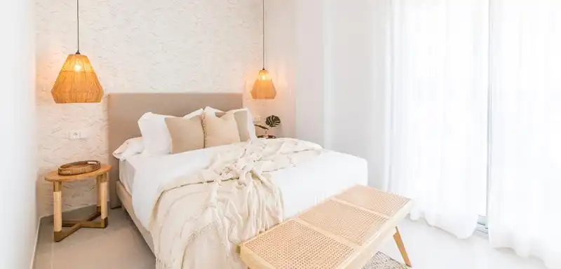 Bedroom of Flat for sale in Estepona  with Air Conditioner, Heating and Private garden