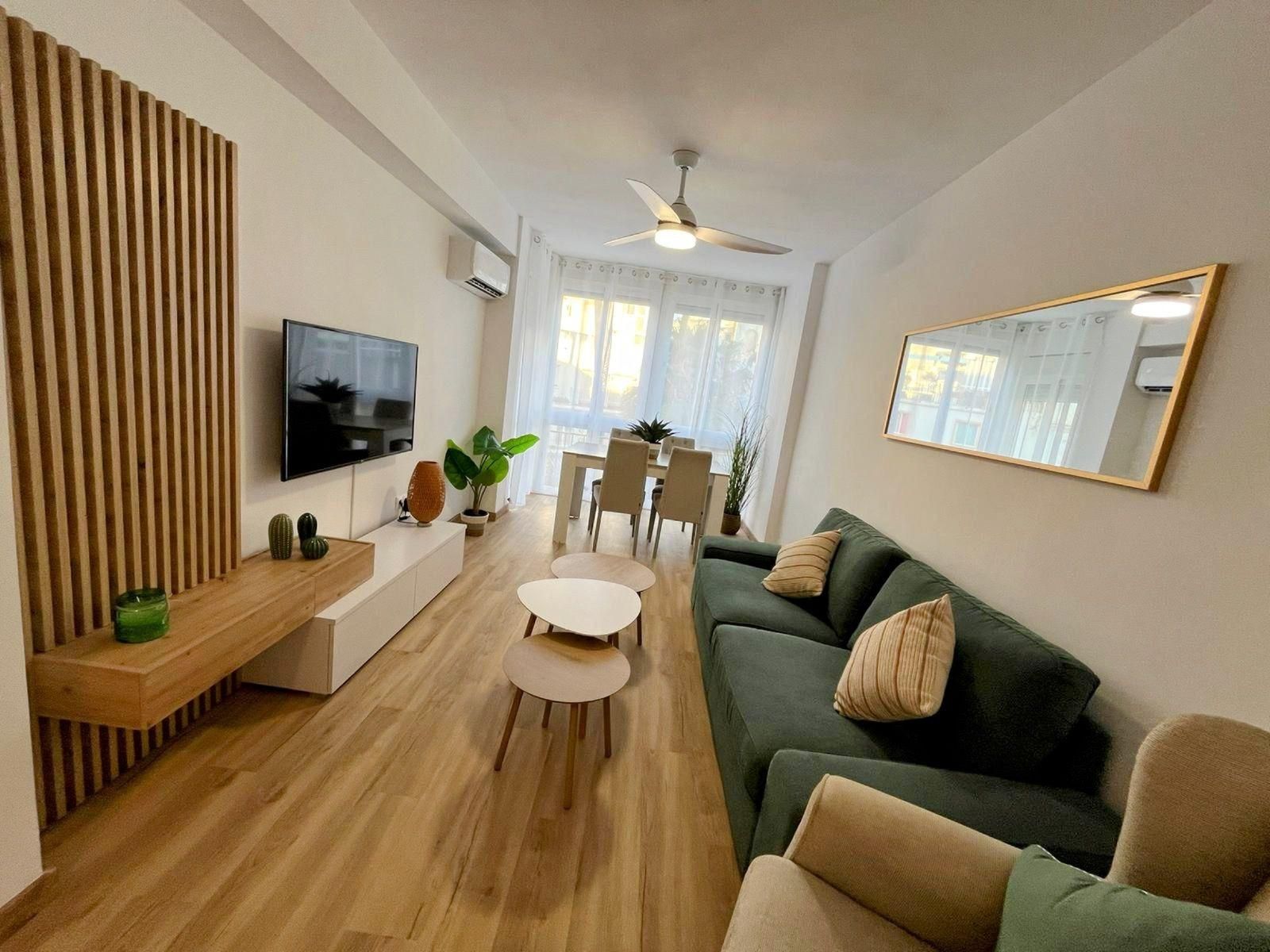 Sala de estar de Piso en venta en Estepona con Aire acondicionado