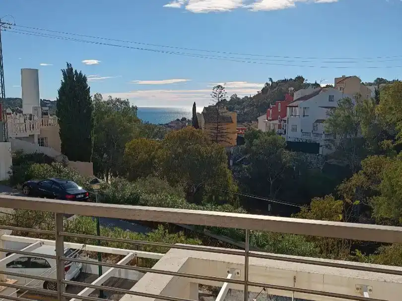 Vista exterior de Pis en venda en Málaga amb Aire condicionat, Traster i Piscina