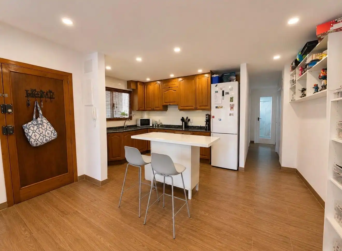 Küche von Wohnung zum Verkauf in  Palma de Mallorca mit Parkett und Balkon