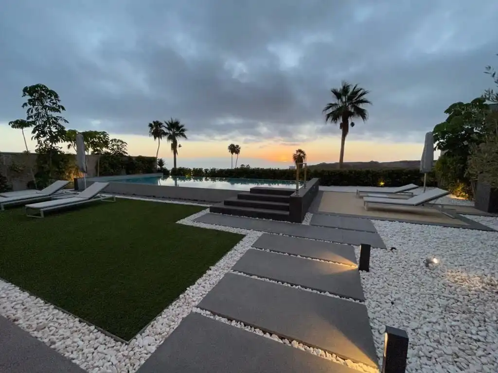 Terraza de Casa o chalet en venta en Adeje con Aire acondicionado, Jardín privado y Terraza