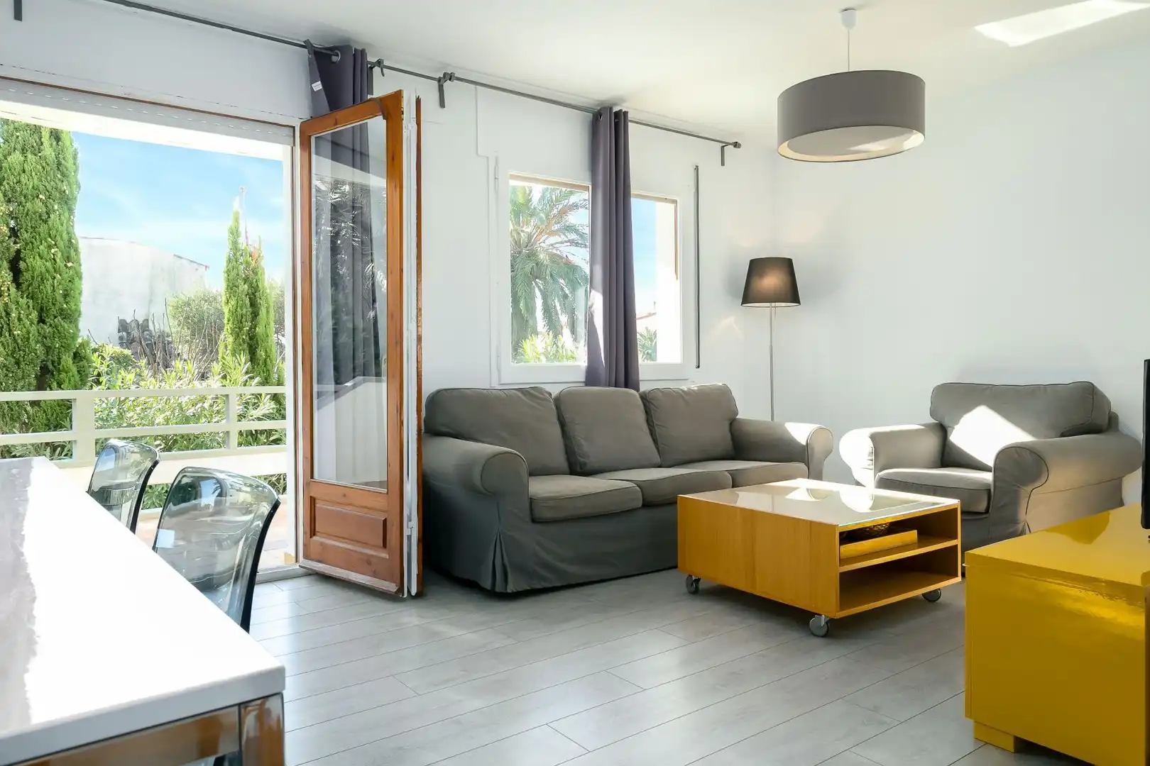 Sala de estar de Casa adosada en venta en Empuriabrava con Aire acondicionado, Calefacción y Terraza