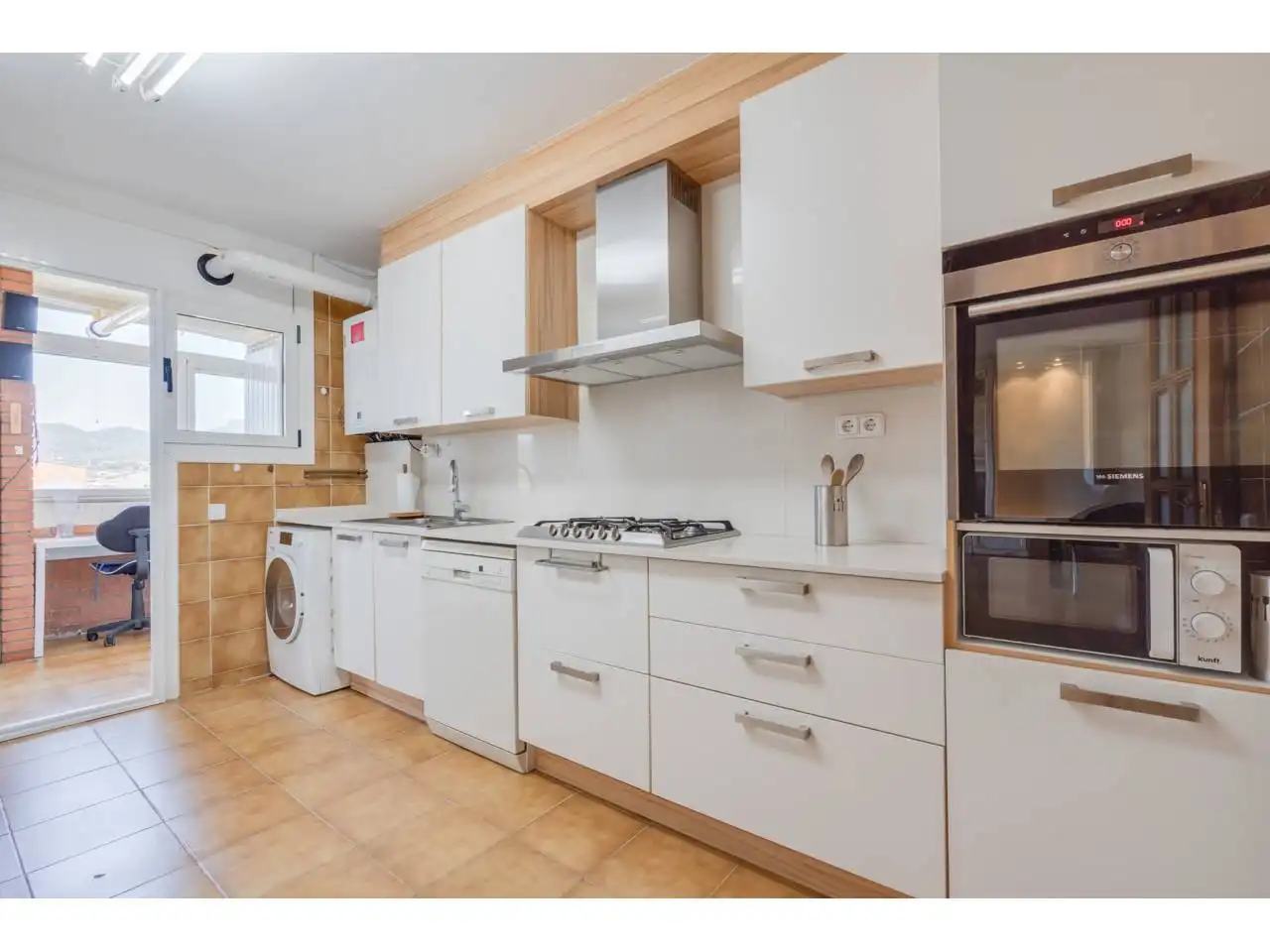 Kitchen of Duplexes for sale in Terrassa  with Heating, Parquet flooring and Terrace