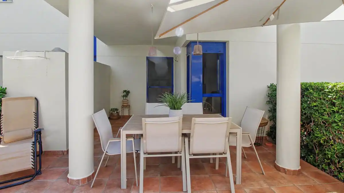 Terraza de Apartamento en venta en Dénia con Aire acondicionado, Calefacción y Jardín privado