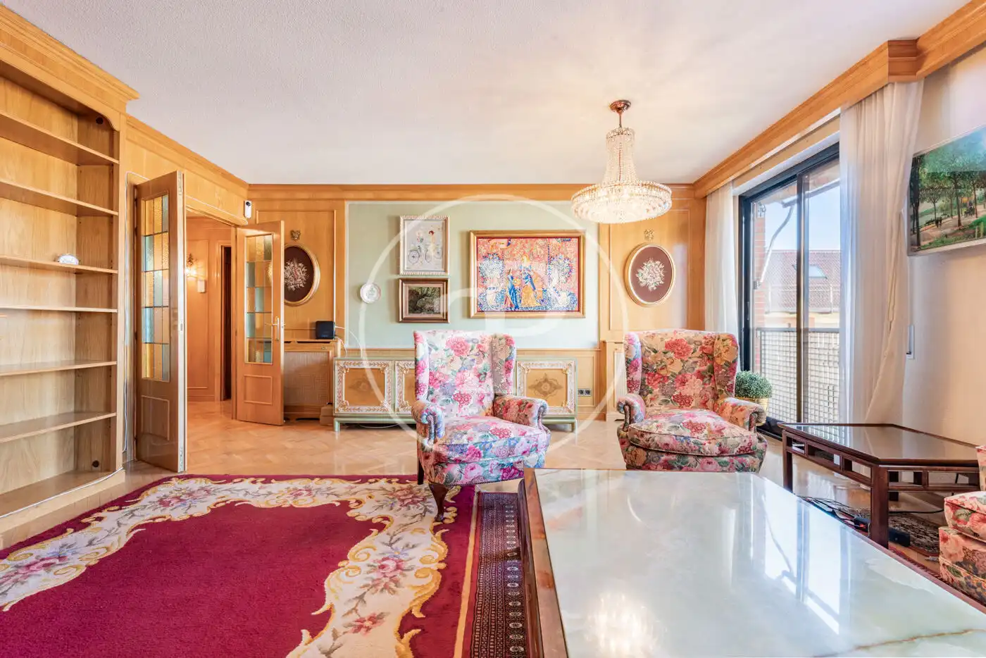 Living room of Flat for sale in Madrid  with Air Conditioner and Heating