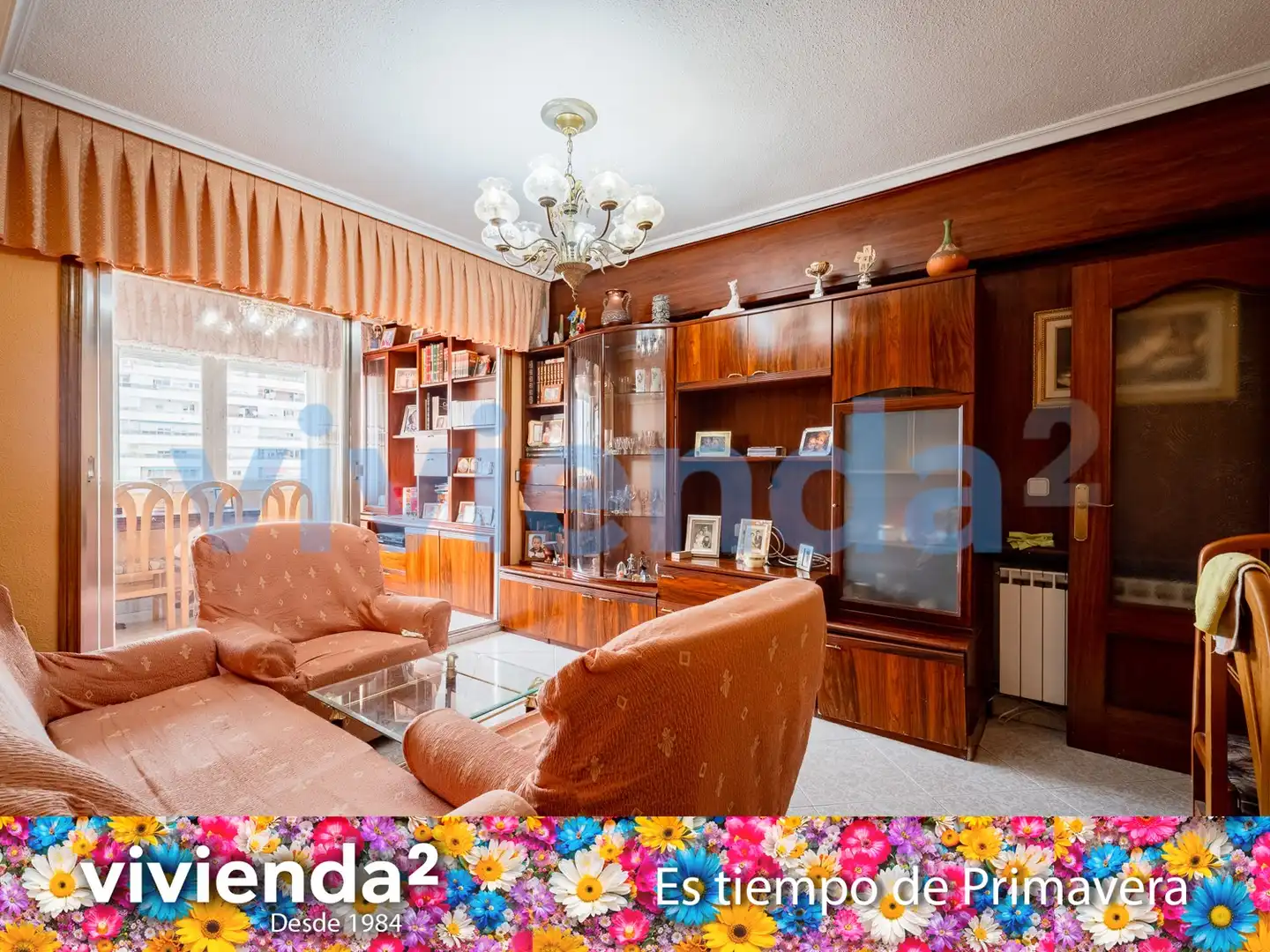 Sala de estar de Piso en venta en  Madrid Capital con Aire acondicionado, Calefacción y Terraza