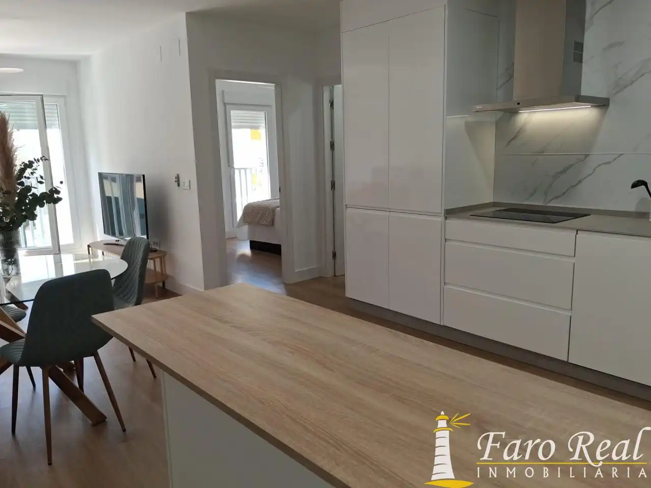 Cocina de Piso de alquiler en Sanlúcar de Barrameda con Aire acondicionado y Amueblado