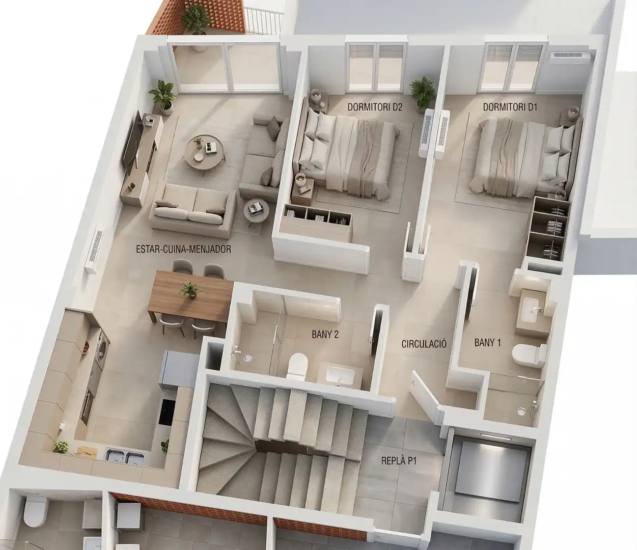 Piso con terraza en venta en Camí de ses Tres Alqueries, imagen 8