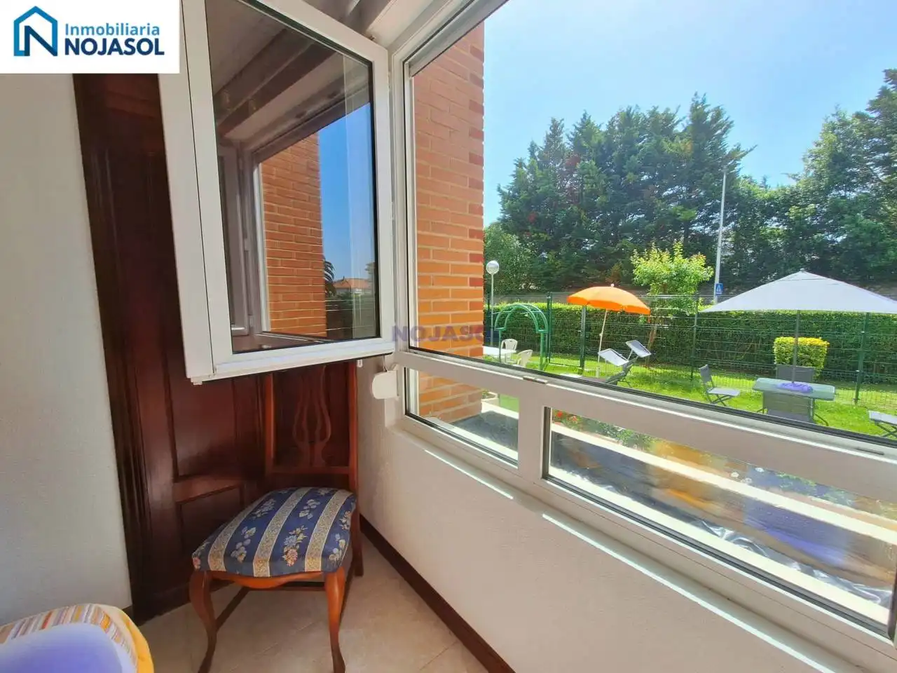 Balcony of Apartments for rent in Noja  with Heating, Private garden and Terrace