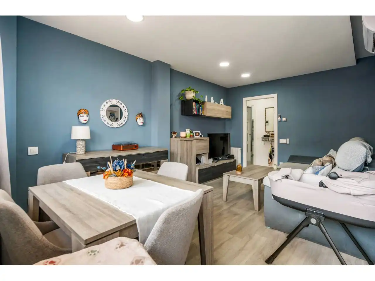 Sala de estar de Piso en venta en Sabadell con Aire acondicionado, Calefacción y Balcón