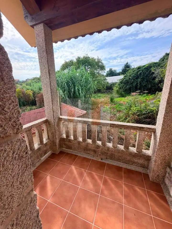 Terrassa de Casa o xalet de lloguer en Moaña amb Calefacció, Jardí privat i Terrassa