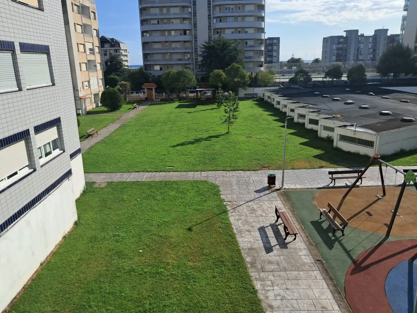 Parking of Flat for sale in Laredo  with Heating, Furnished and Washing machine