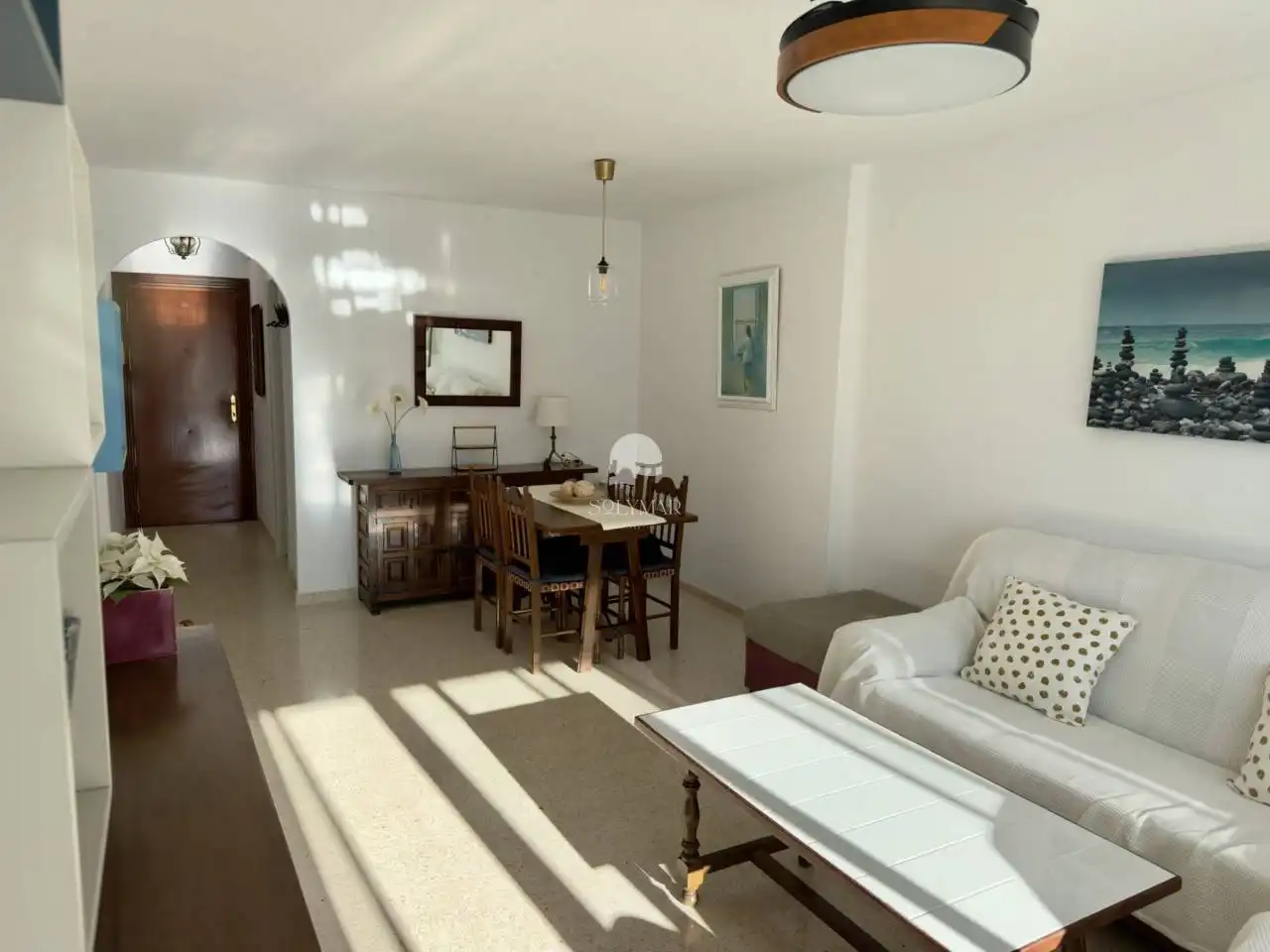 Wohnzimmer von Wohnung zur Miete in Vélez-Málaga mit Klimaanlage, Heizung und Terrasse