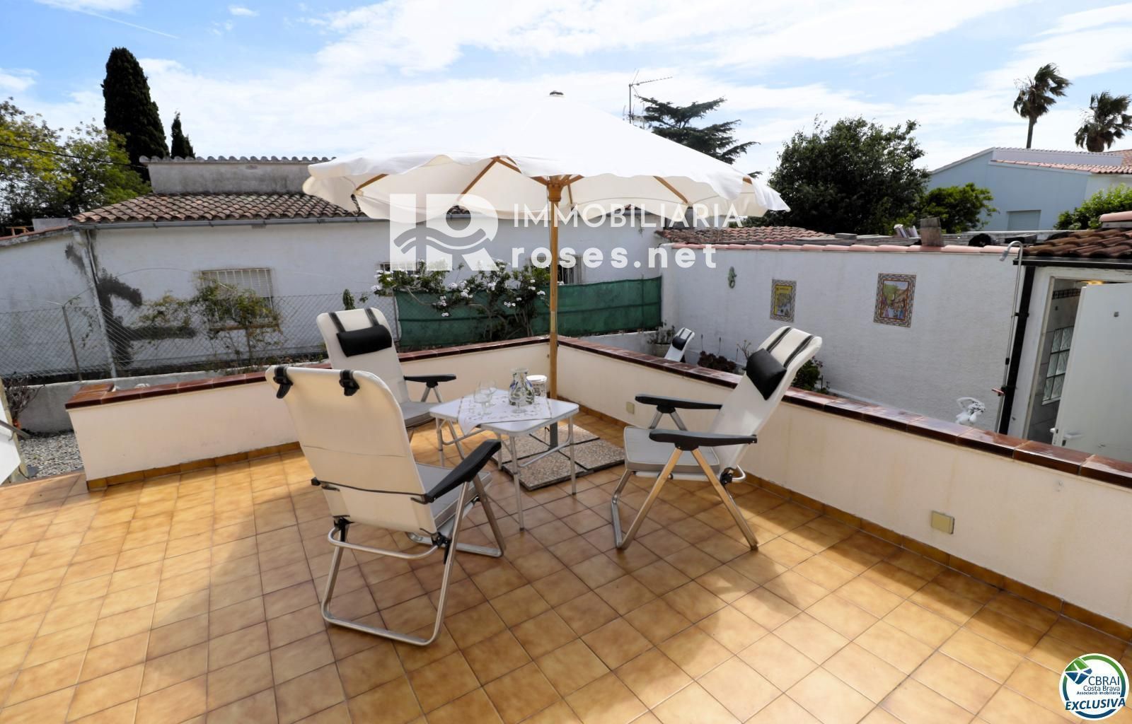 Terrace of Single-family semi-detached for sale in Roses  with Terrace