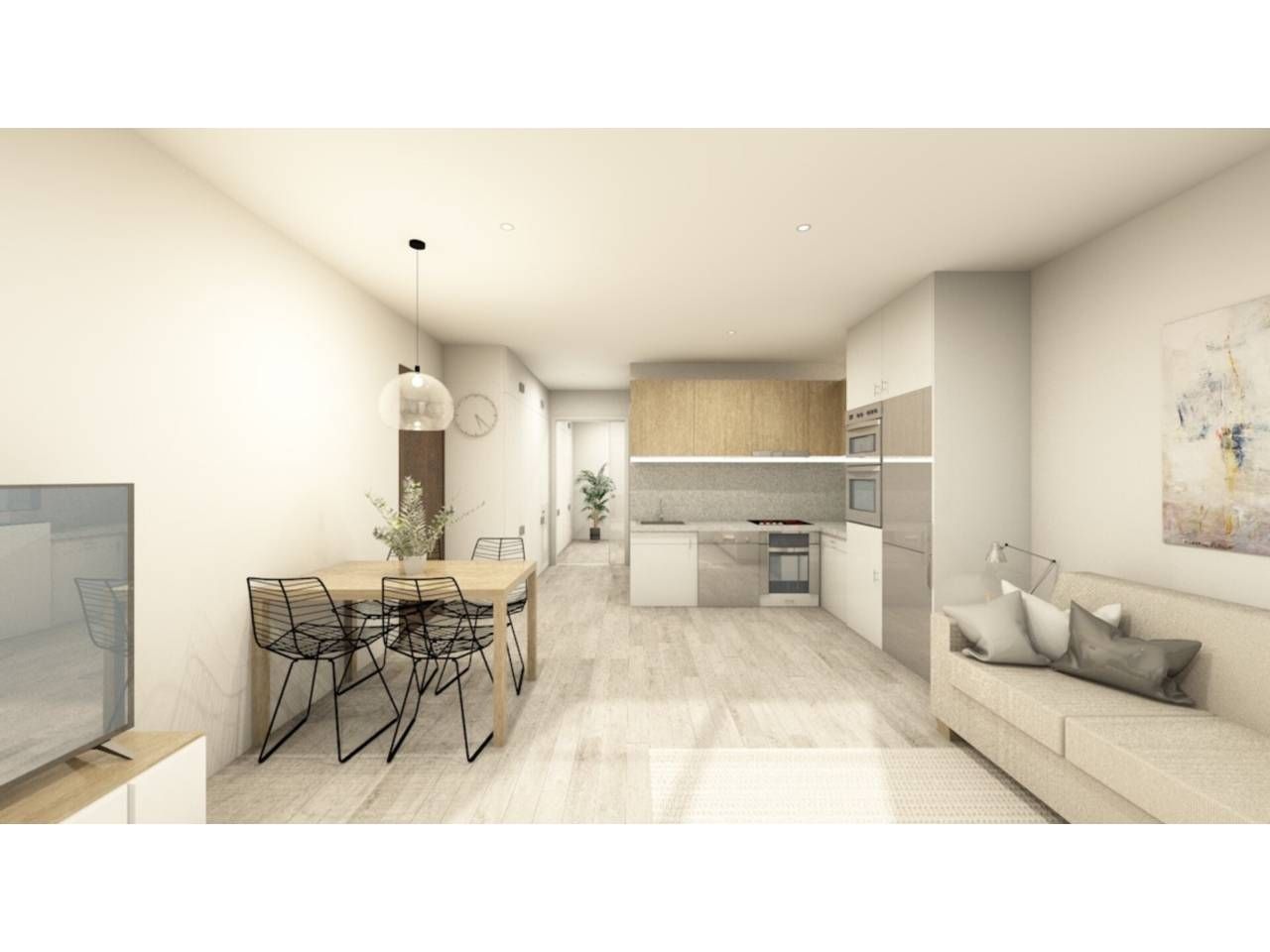 Kitchen of Flat for sale in Vic  with Air Conditioner