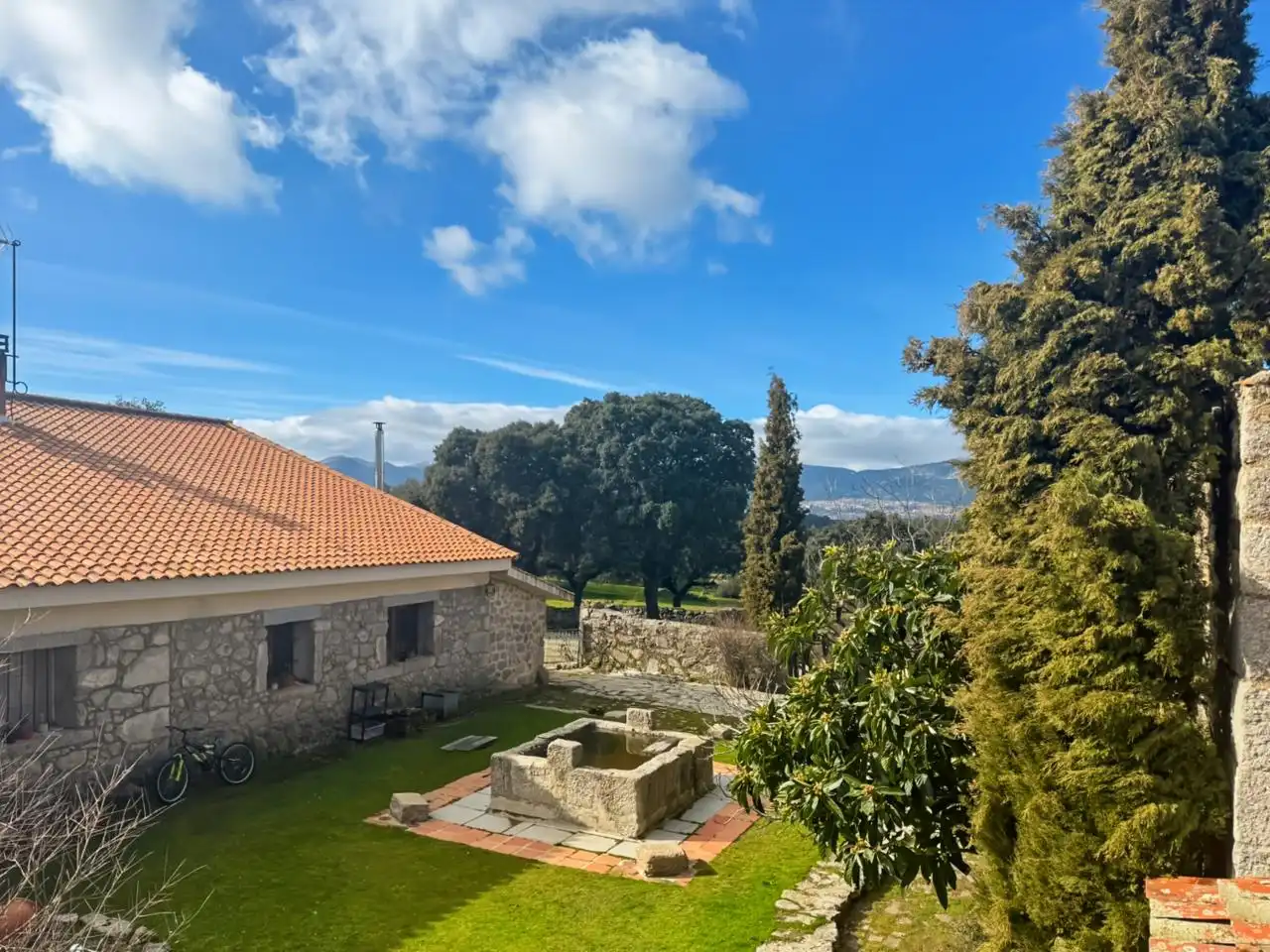 Terrasse von Country house zum Verkauf in Colmenarejo mit Privatgarten