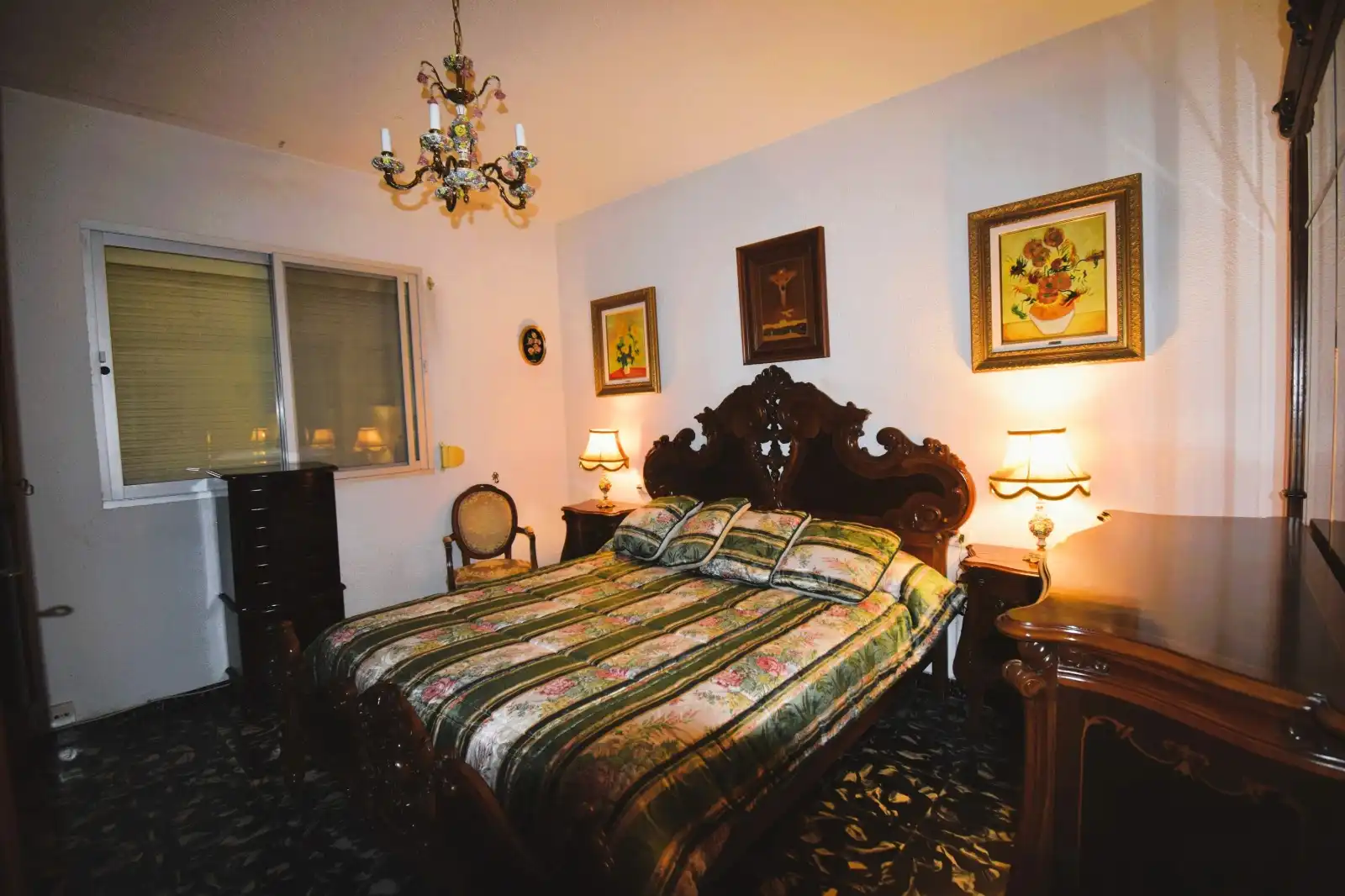 Bedroom of Houses for sale in Villajoyosa / La Vila Joiosa  with Air Conditioner, Heating and Private garden
