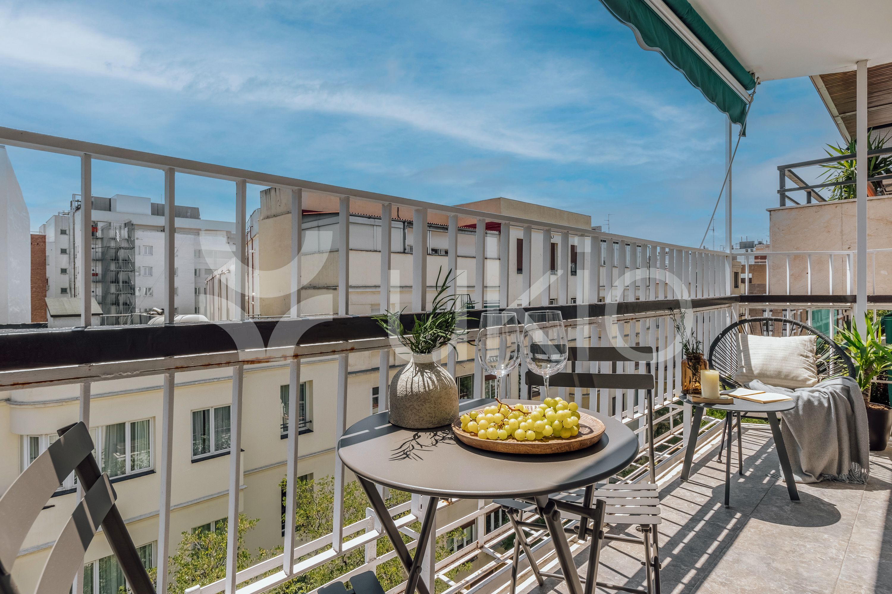 Terrace of Apartment to rent in  Madrid Capital  with Air Conditioner, Heating and Terrace