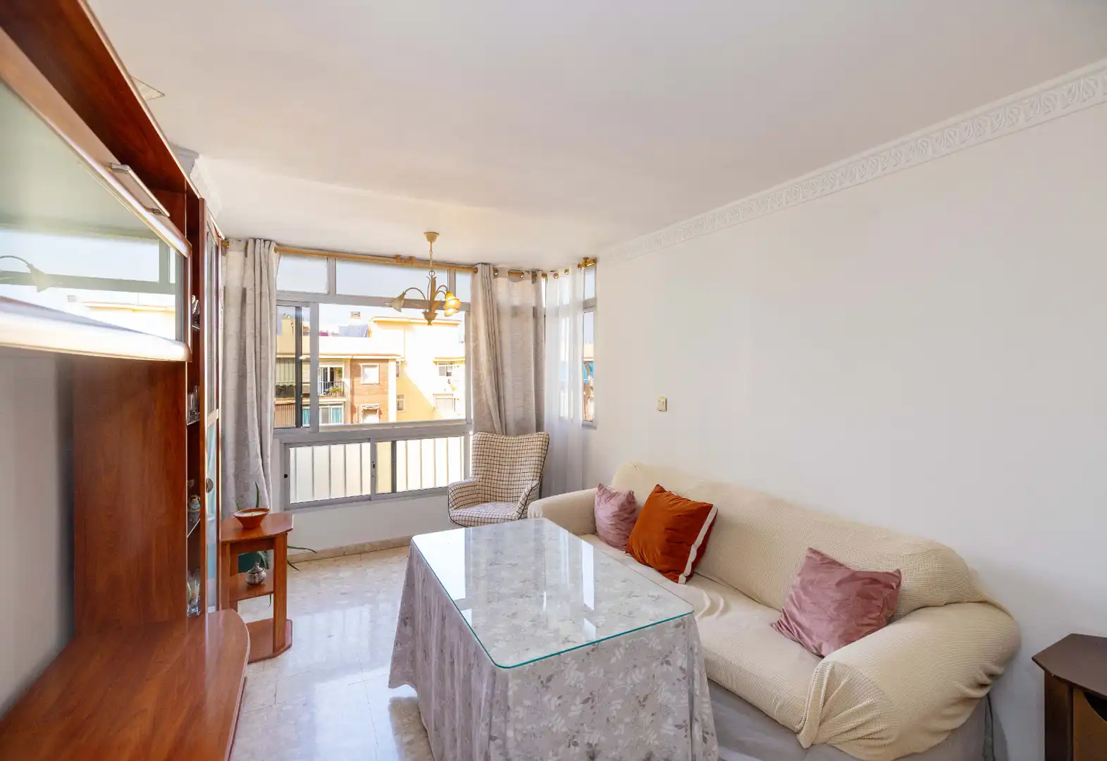 Sala de estar de Piso en venta en Málaga con Aire acondicionado, Calefacción y Terraza