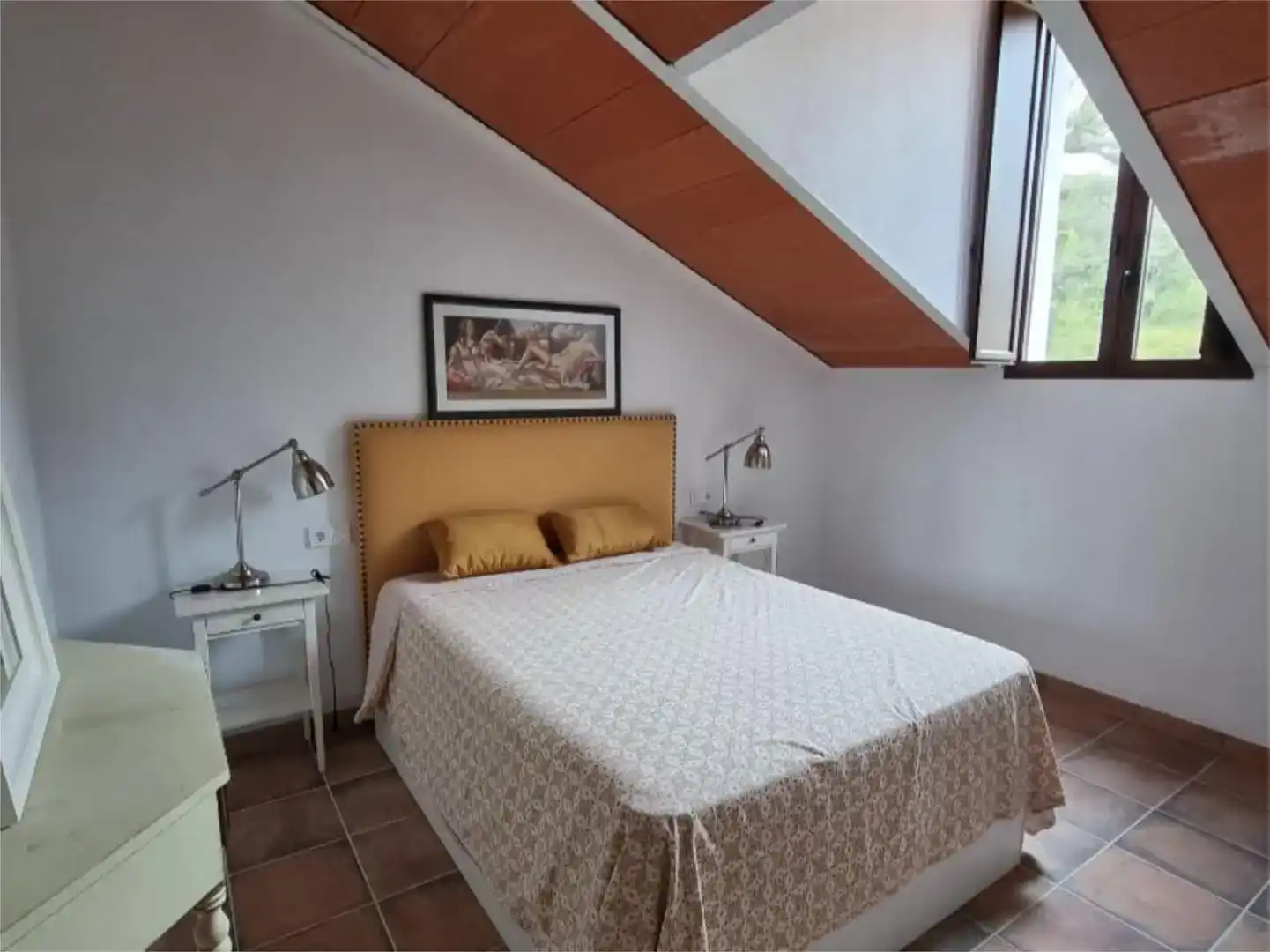 Schlafzimmer von Country house zur Miete in Cortegana mit Privatgarten, Schwimmbad und Möbliert