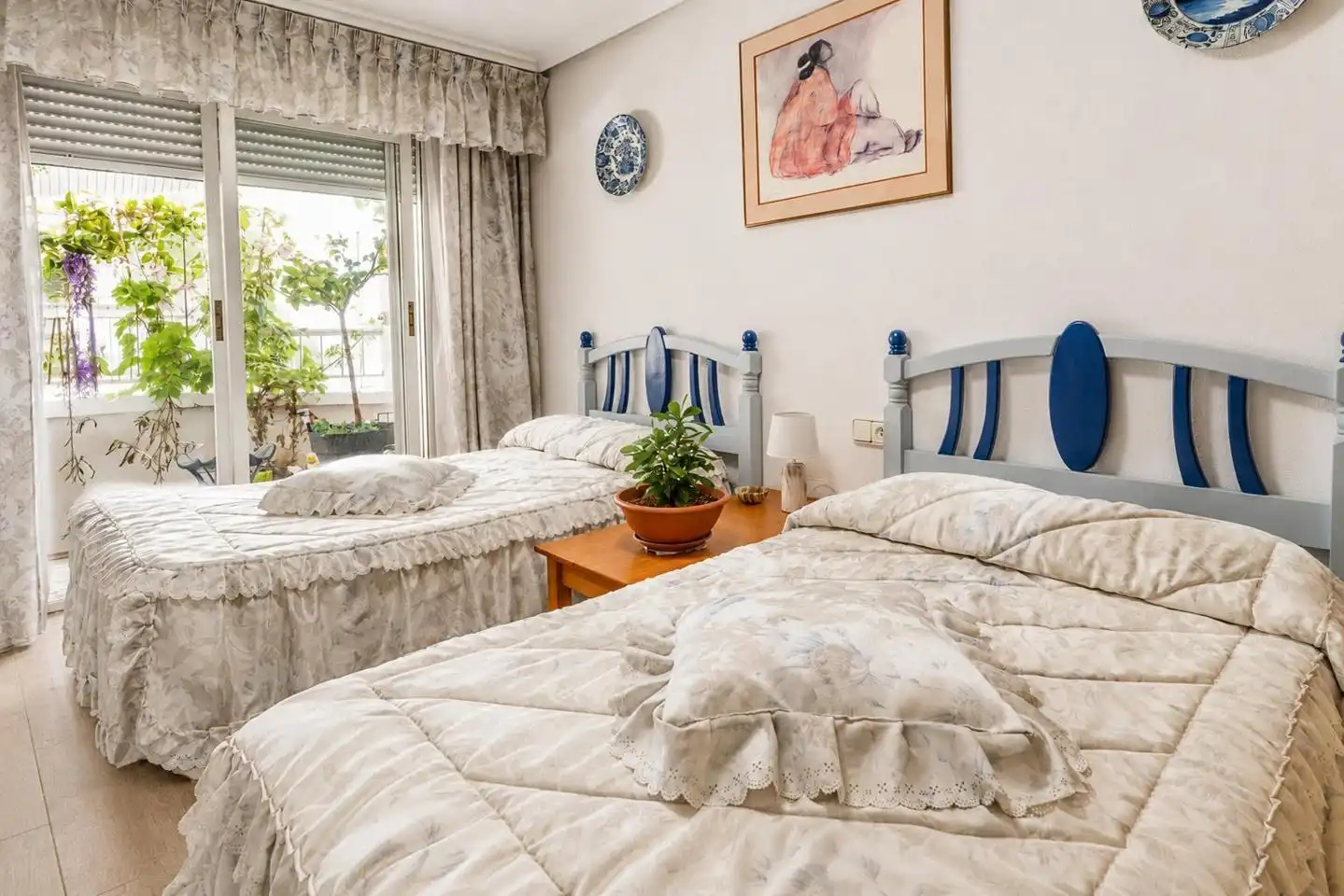 Bedroom of Flat for sale in Santa Pola  with Air Conditioner, Terrace and Furnished