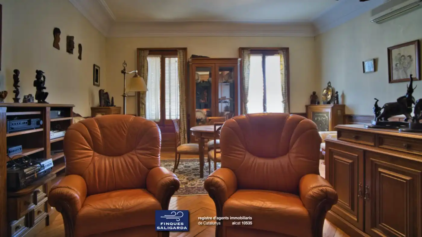Sala d'estar de Casa o xalet en venda en La Garriga amb Aire condicionat, Calefacció i Terrassa