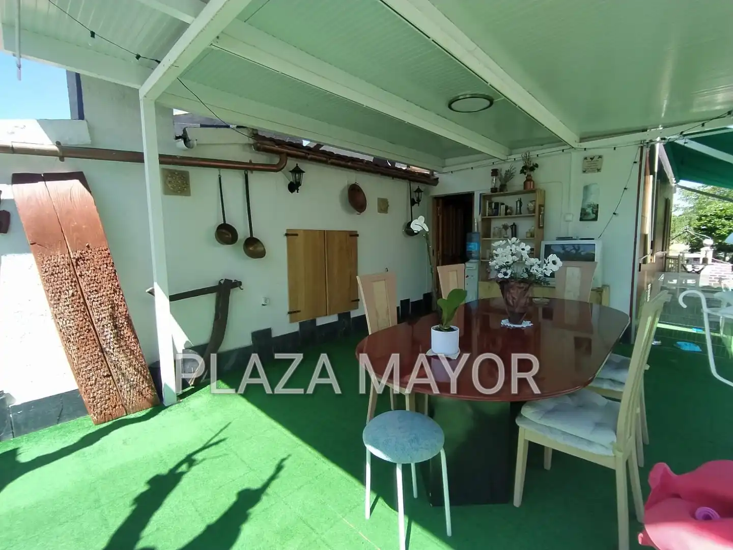 Terrassa de Casa o xalet en venda en El Pino de Tormes amb Calefacció, Jardí privat i Piscina