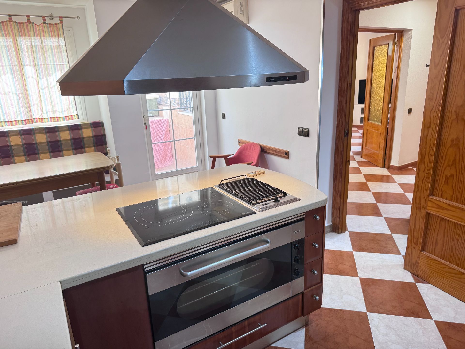 Kitchen of Single-family semi-detached for sale in Roquetas de Mar  with Air Conditioner