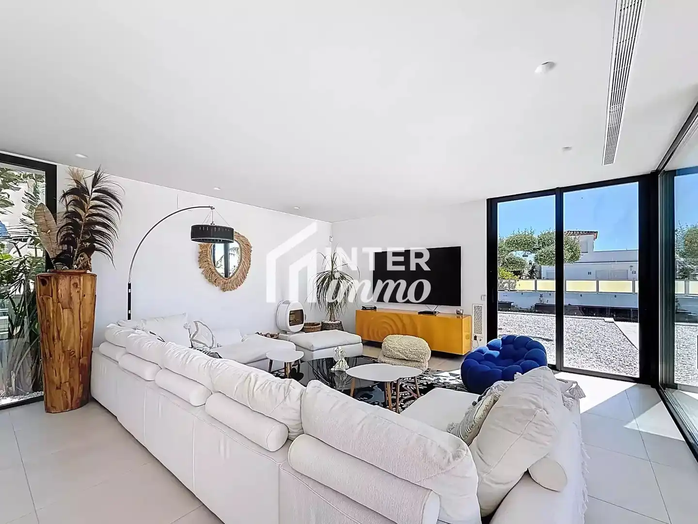 Sala de estar de Casa o chalet en venta en Empuriabrava con Aire acondicionado, Calefacción y Terraza