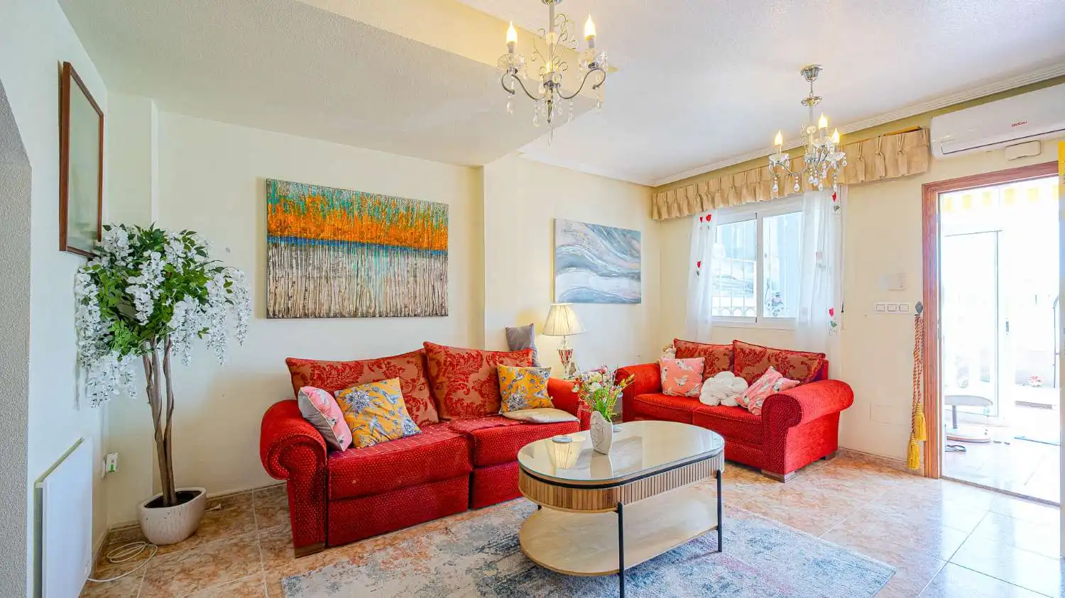 Sala de estar de Casa o chalet en venta en Orihuela con Aire acondicionado, Calefacción y Terraza