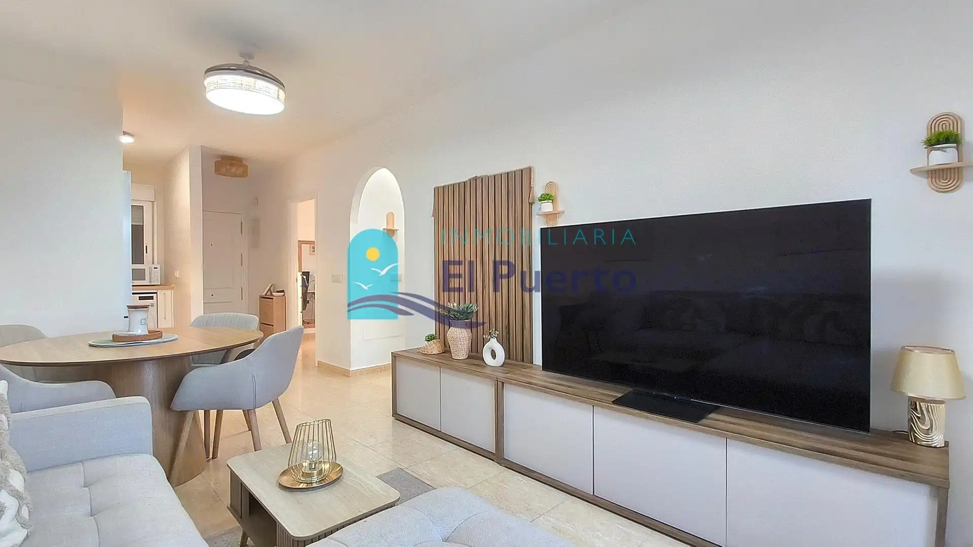 Living room of Apartments for sale in Puerto de Mazarrón