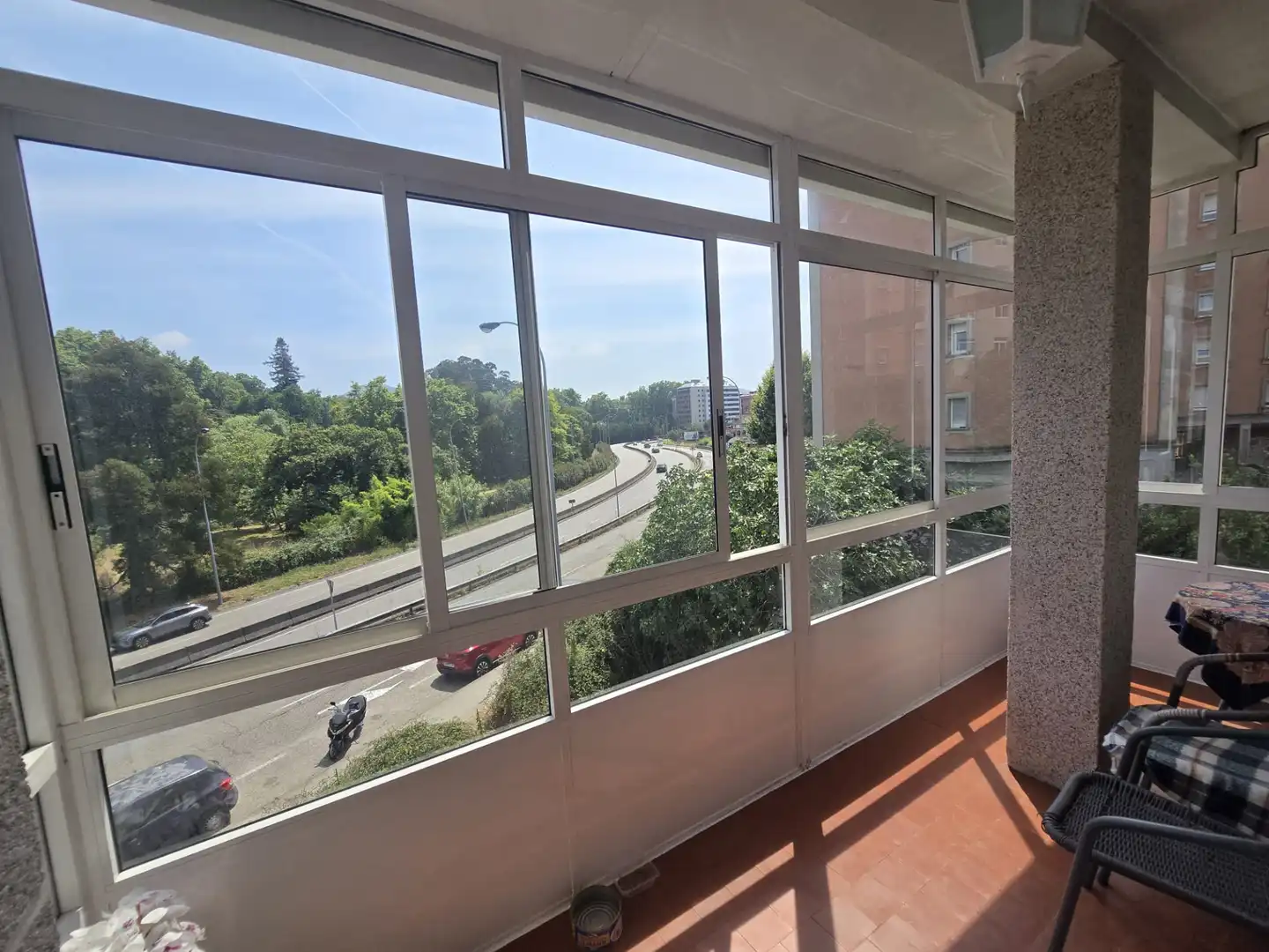 Terraza de Casa o chalet en venta en Vigo  con Calefacción, Jardín privado y Terraza