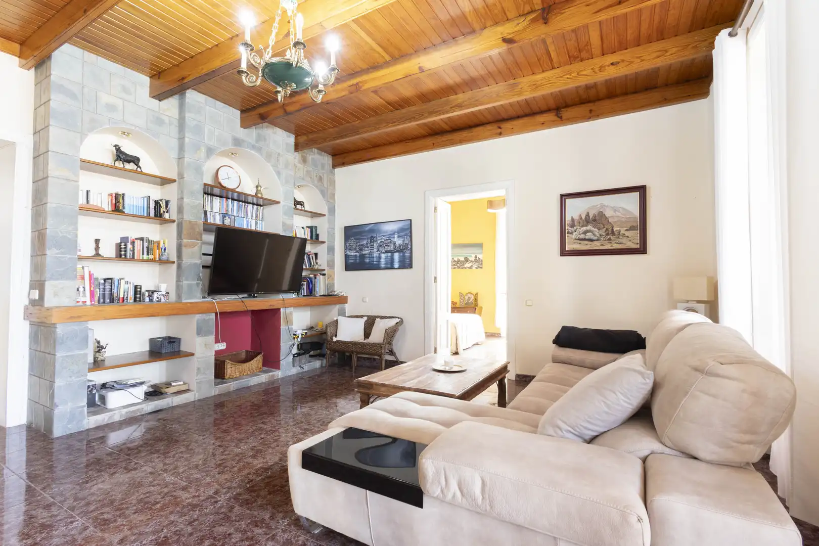 Sala de estar de Casa o chalet en venta en Puerto de la Cruz con Jardín privado y Terraza