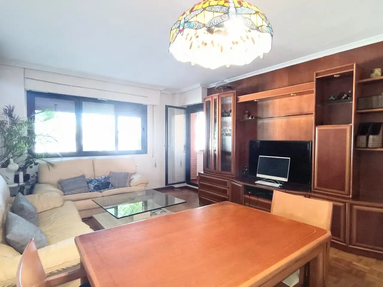 Sala de estar de Piso de alquiler en Madrid con Aire acondicionado, Calefacción y Parquet