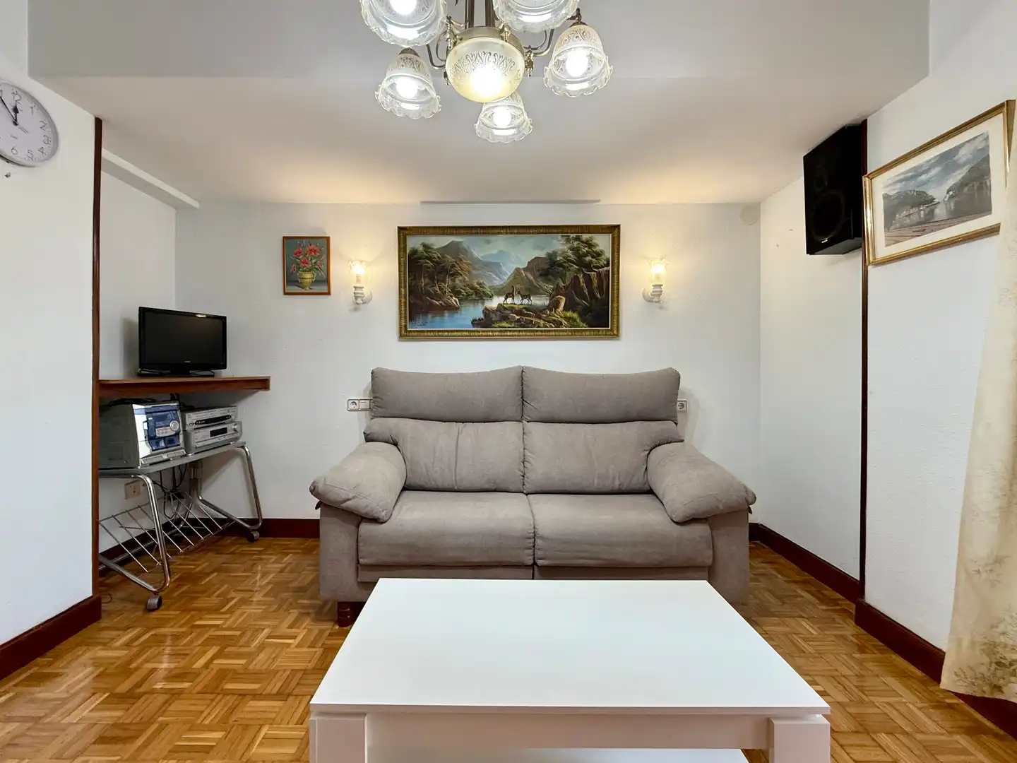Wohnzimmer von Wohnung zum Verkauf in Donostia - San Sebastián  mit Heizung, Terrasse und Möbliert