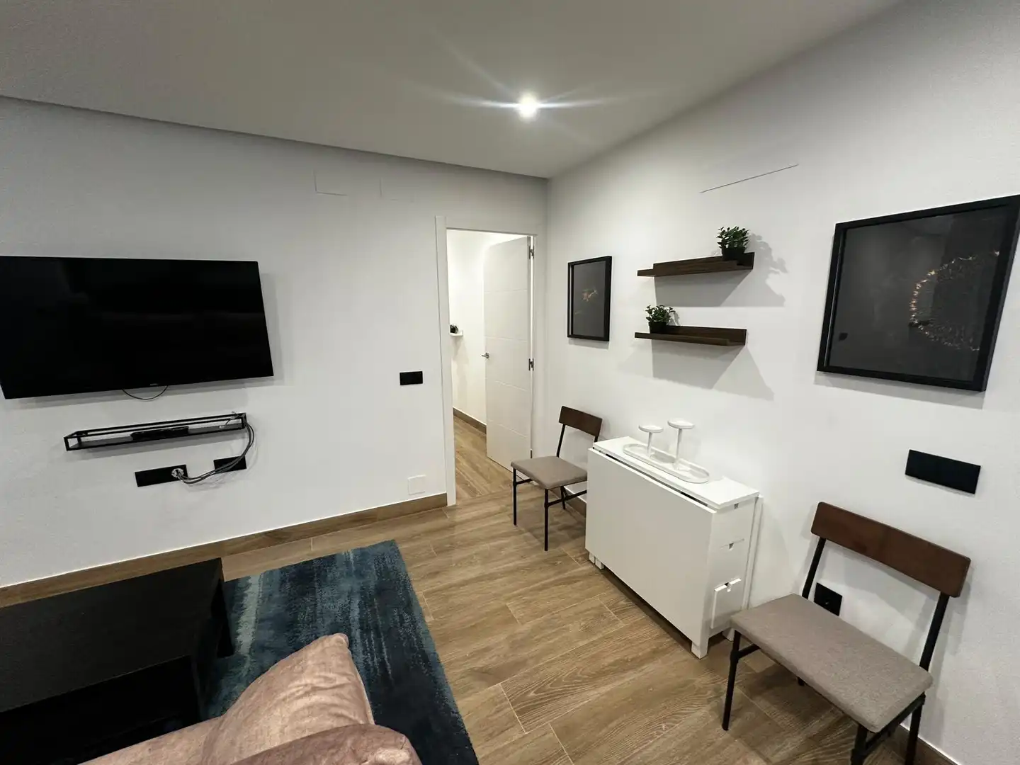 Sala d'estar de Pis en venda en Jaén amb Aire condicionat, Moblat i Balcó