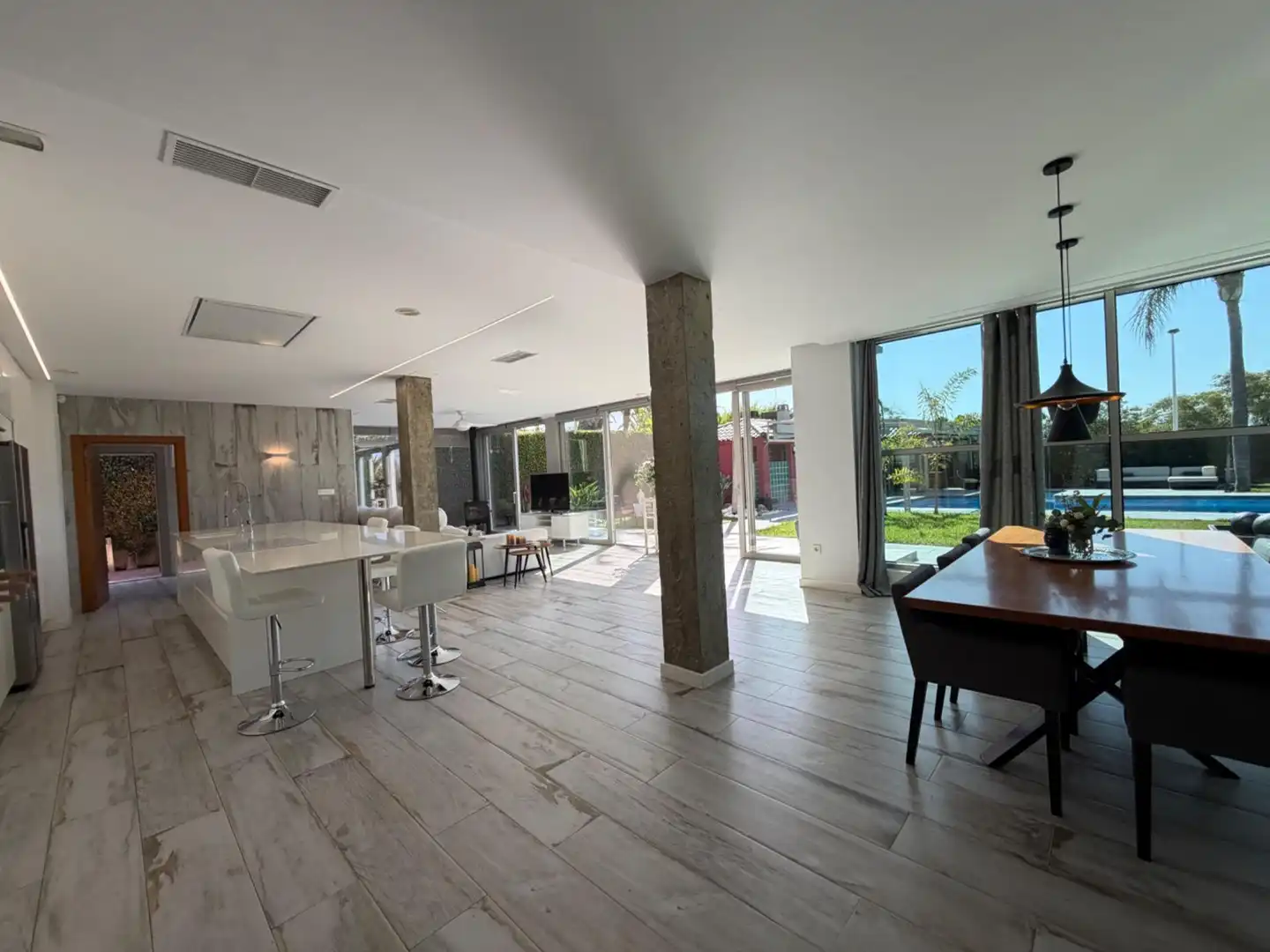 Comedor de Casa o chalet de alquiler en Elche / Elx con Aire acondicionado, Calefacción y Jardín privado