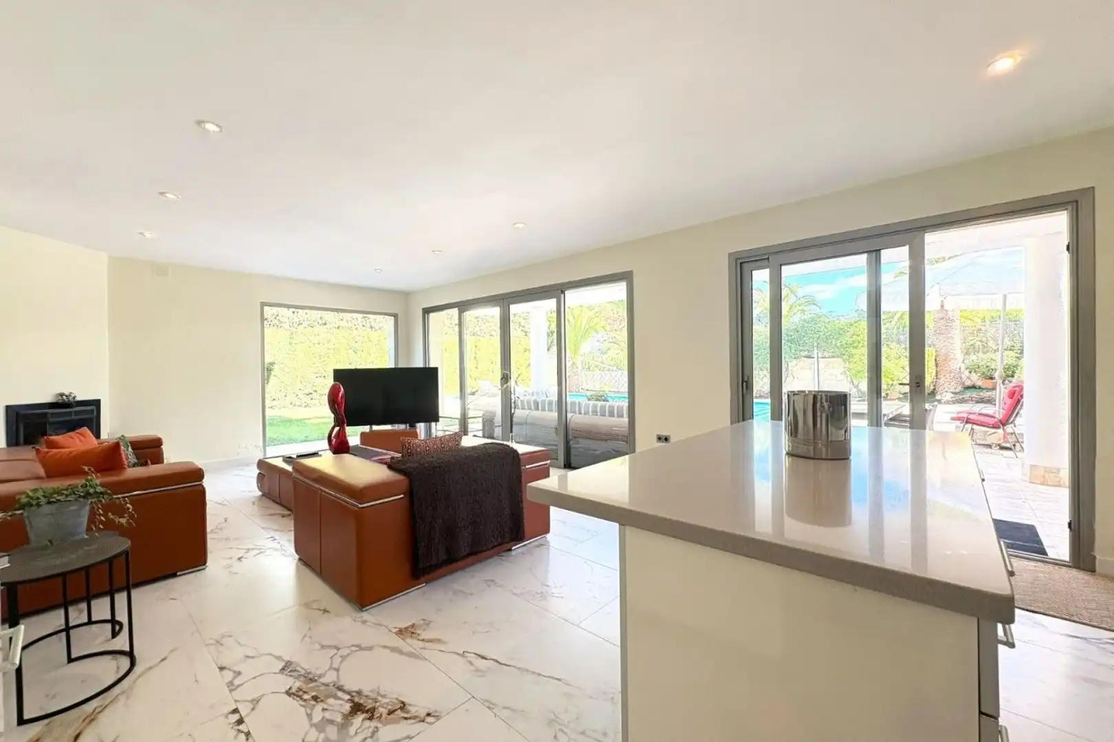 Sala d'estar de Casa o xalet en venda en Molina de Segura amb Aire condicionat, Calefacció i Jardí privat