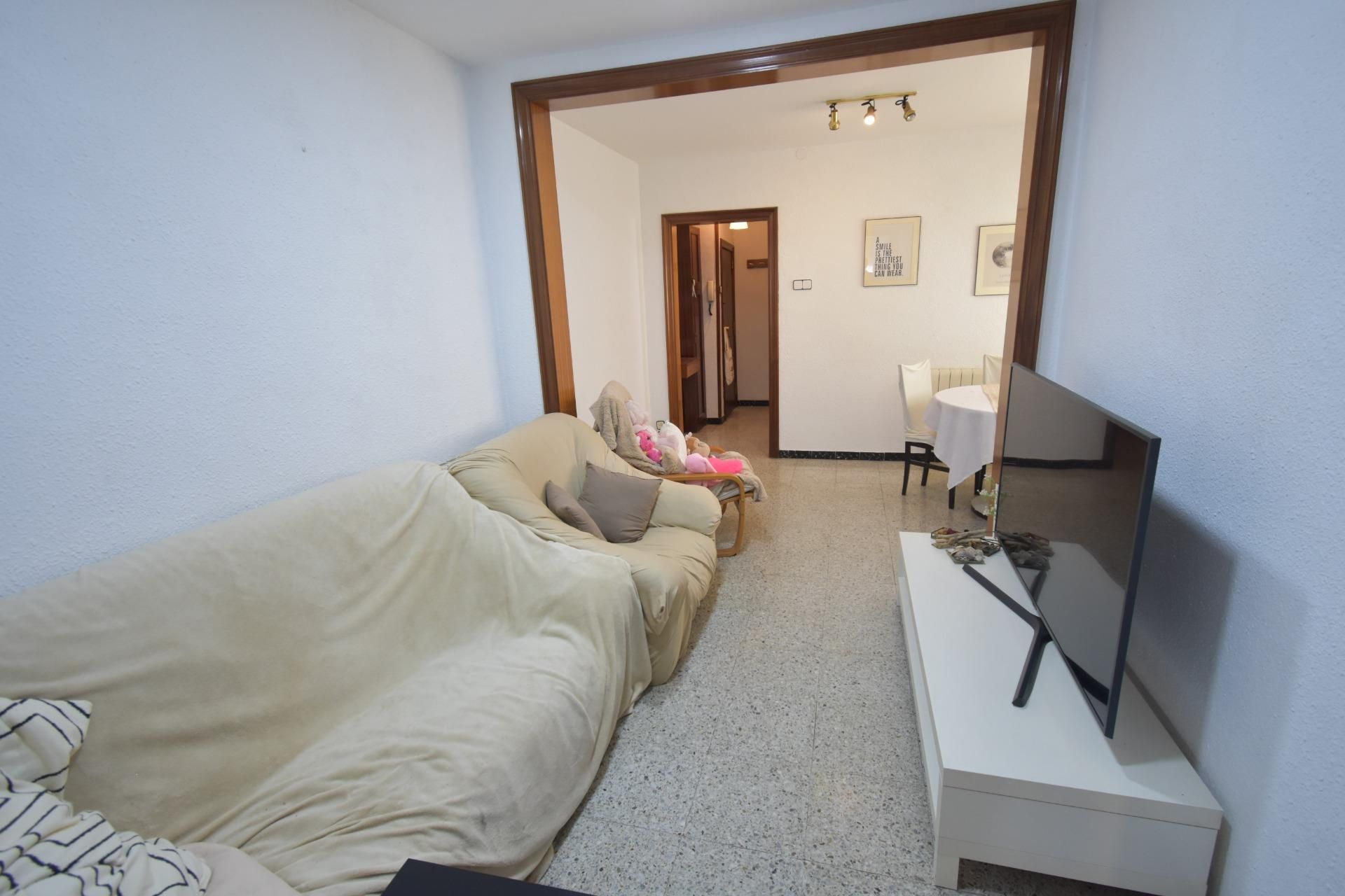 Living room of Flat for sale in  Barcelona Capital  with Heating