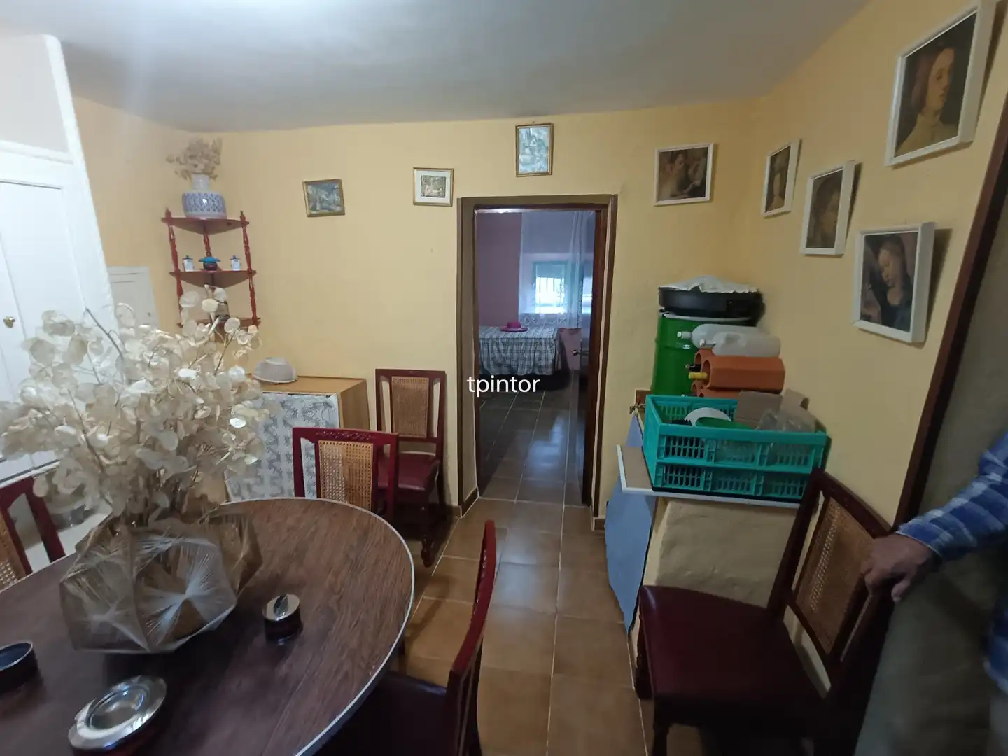 Dining room of Houses for sale in Valencia de Alcántara  with Terrace, Swimming Pool and Furnished